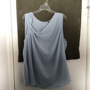 Dressy baby blue blouse